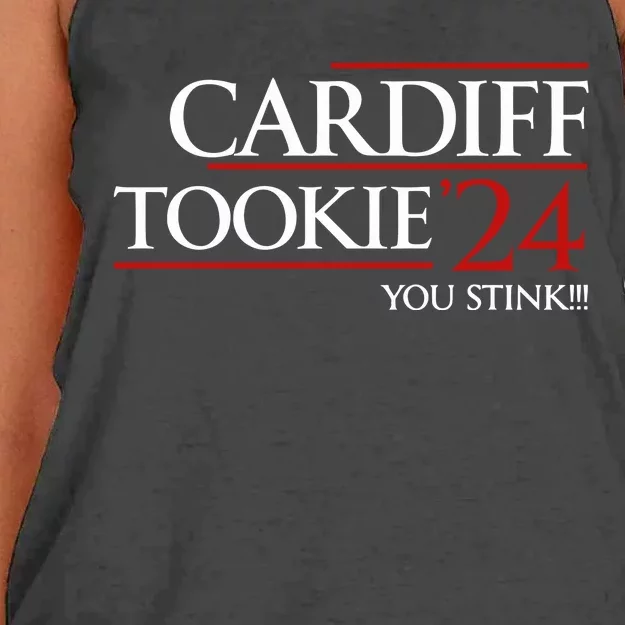 Cardiff Tookie 24 You Stink Women's Knotted Racerback Tank