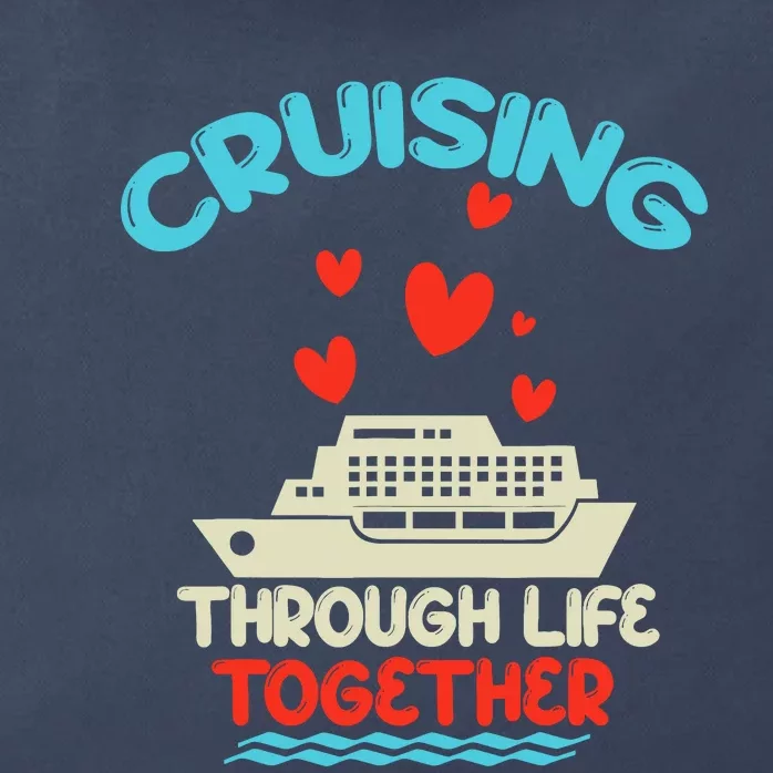 Cruising Trip 2024 Family Anniversary Trip Couples Matching Zip Tote Bag