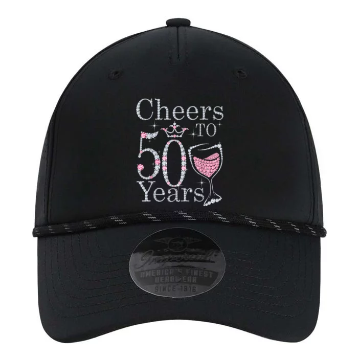 Cheers to 50 Years 1972 50Th Birthday Tee Gift For WoM.e.n.s Performance The Dyno Cap