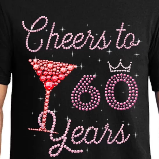 Cheers To 60 Years 60th Birthday 60 Years Old Bday Pajama Set