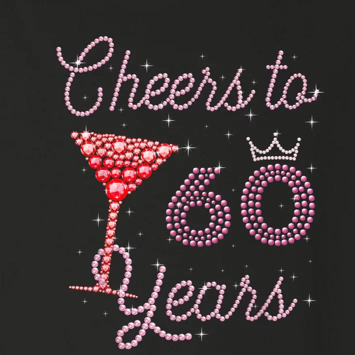 Cheers To 60 Years 60th Birthday 60 Years Old Bday Toddler Long Sleeve Shirt