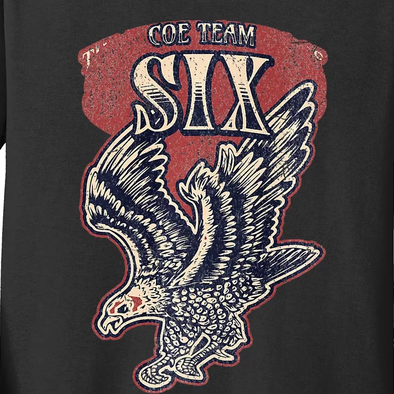 Coe Team 6 Kids Long Sleeve Shirt