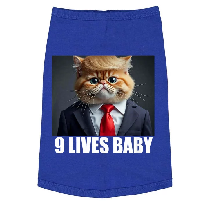 Cat Trump 9 Lives Baby Doggie Tank