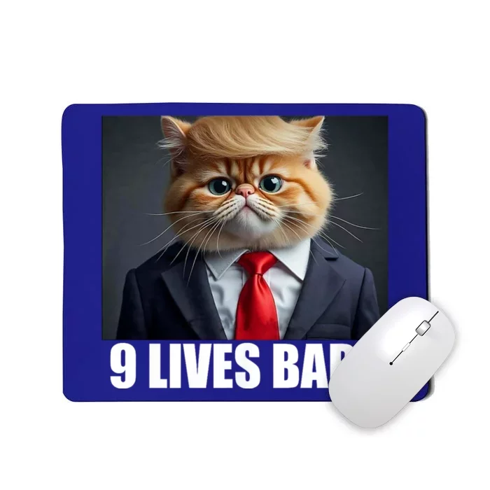 Cat Trump 9 Lives Baby Mousepad