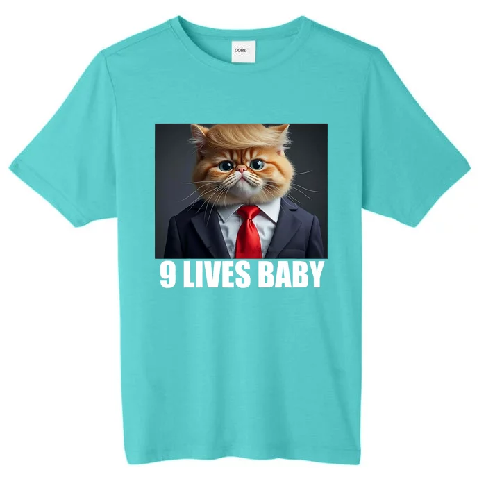 Cat Trump 9 Lives Baby ChromaSoft Performance T-Shirt