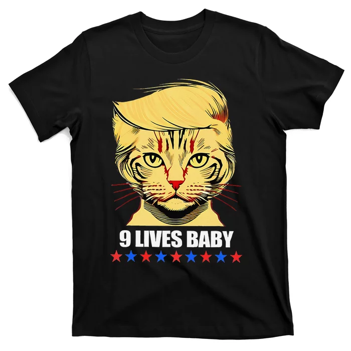 Cat Trump 9 Lives Baby T-Shirt