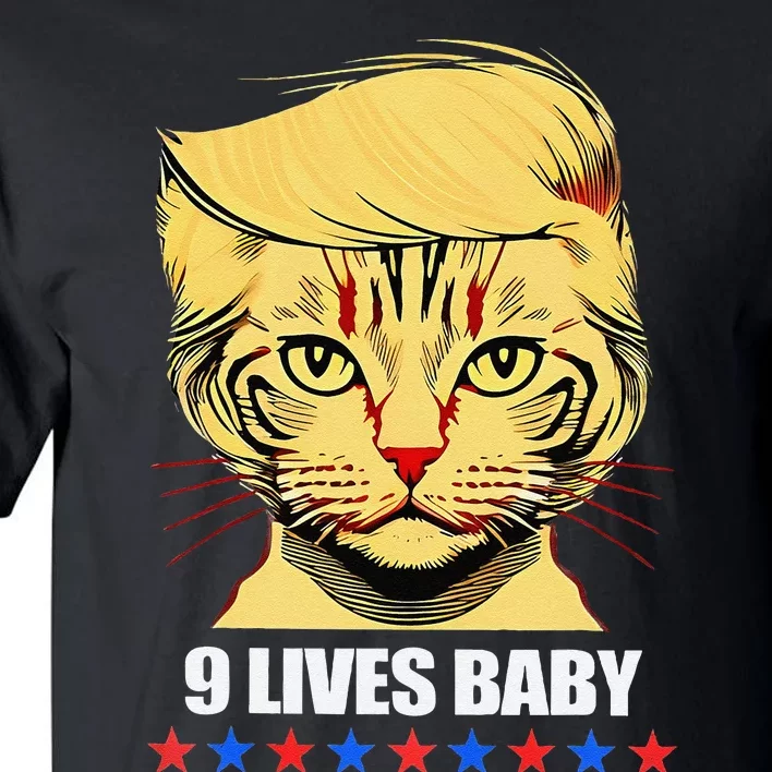 Cat Trump 9 Lives Baby Tall T-Shirt