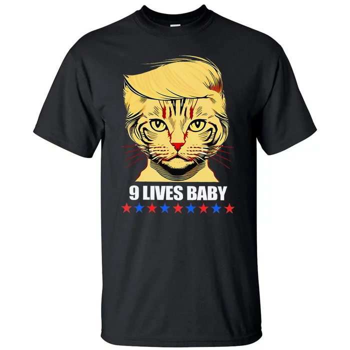 Cat Trump 9 Lives Baby Tall T-Shirt