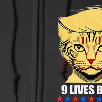 Cat Trump 9 Lives Baby Full Zip Hoodie