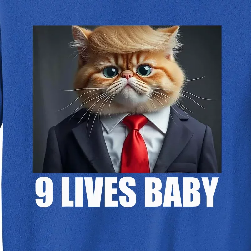 Cat Trump 9 Lives Baby Sweatshirt