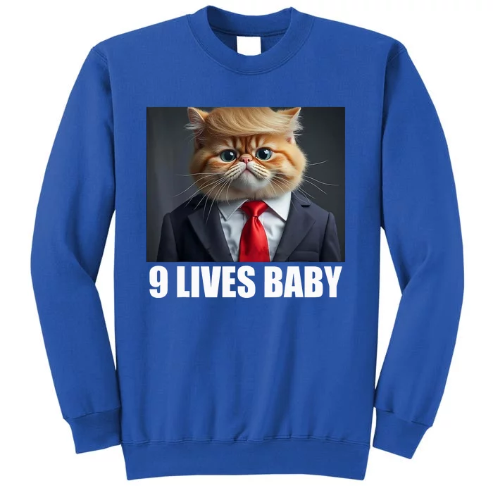 Cat Trump 9 Lives Baby Sweatshirt