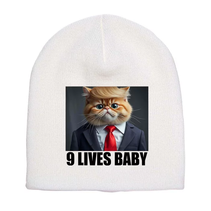 Cat Trump 9 Lives Baby Short Acrylic Beanie