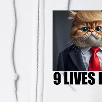 Cat Trump 9 Lives Baby Full Zip Hoodie