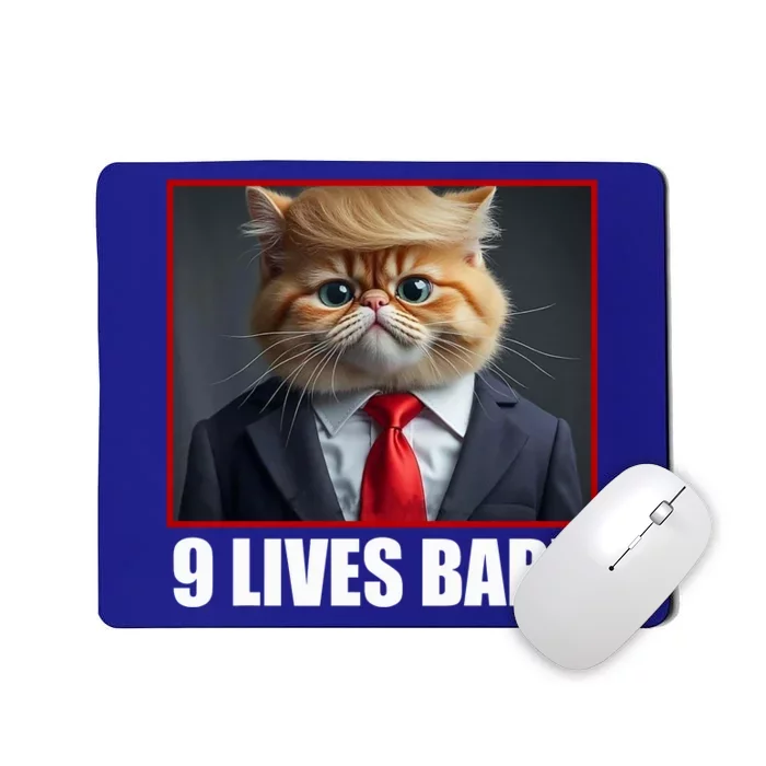 Cat Trump 9 Lives Baby Mousepad