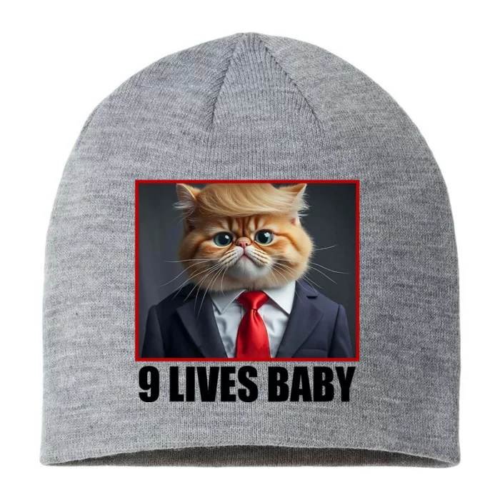 Cat Trump 9 Lives Baby 8 1/2in Sustainable Knit Beanie