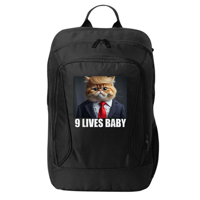 Cat Trump 9 Lives Baby City Backpack