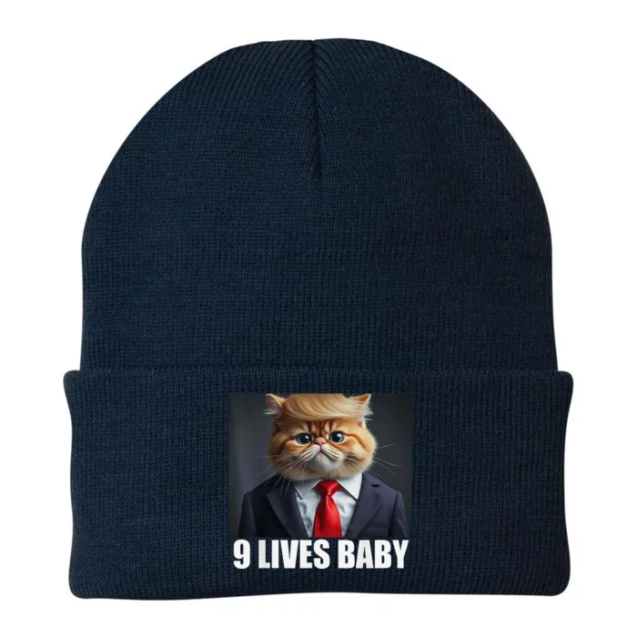 Cat Trump 9 Lives Baby Knit Cap Winter Beanie