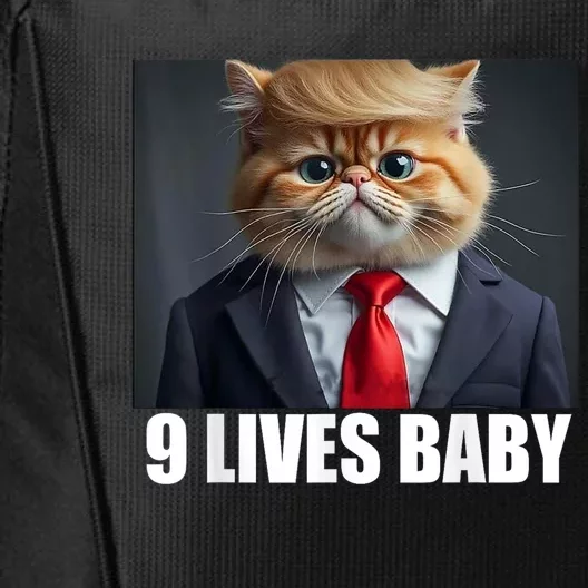 Cat Trump 9 Lives Baby City Backpack