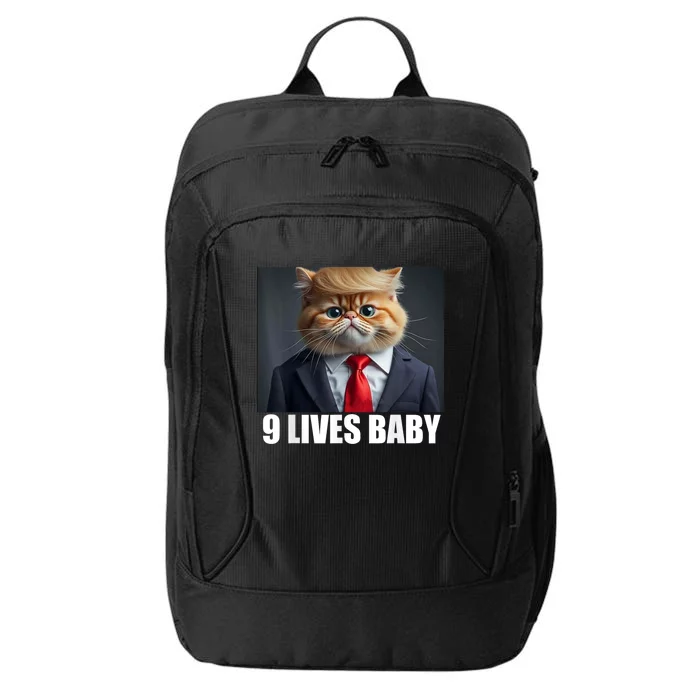 Cat Trump 9 Lives Baby City Backpack