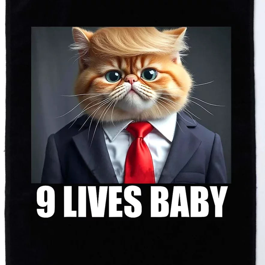 Cat Trump 9 Lives Baby Platinum Collection Golf Towel