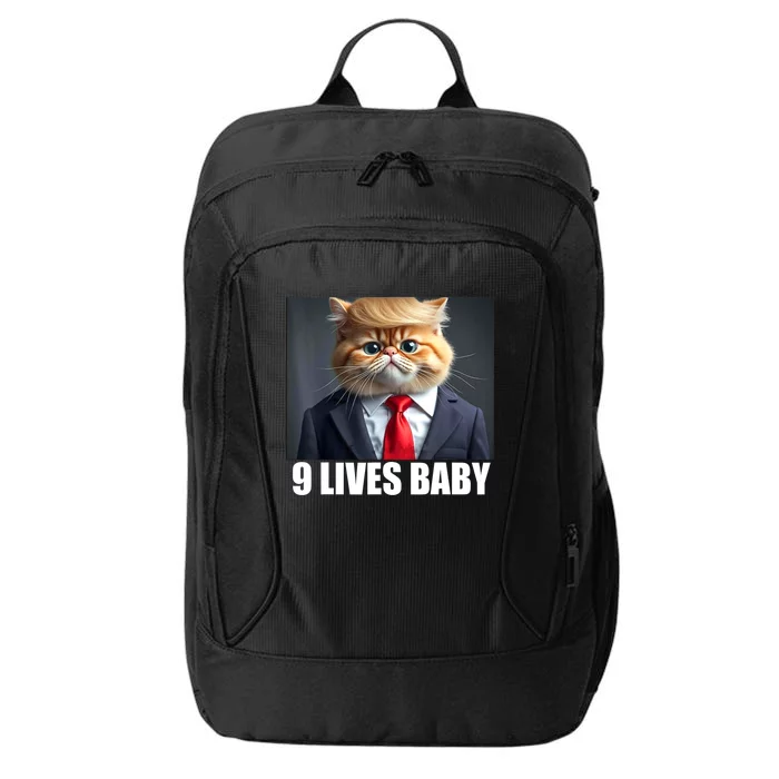 Cat Trump 9 Lives Baby City Backpack