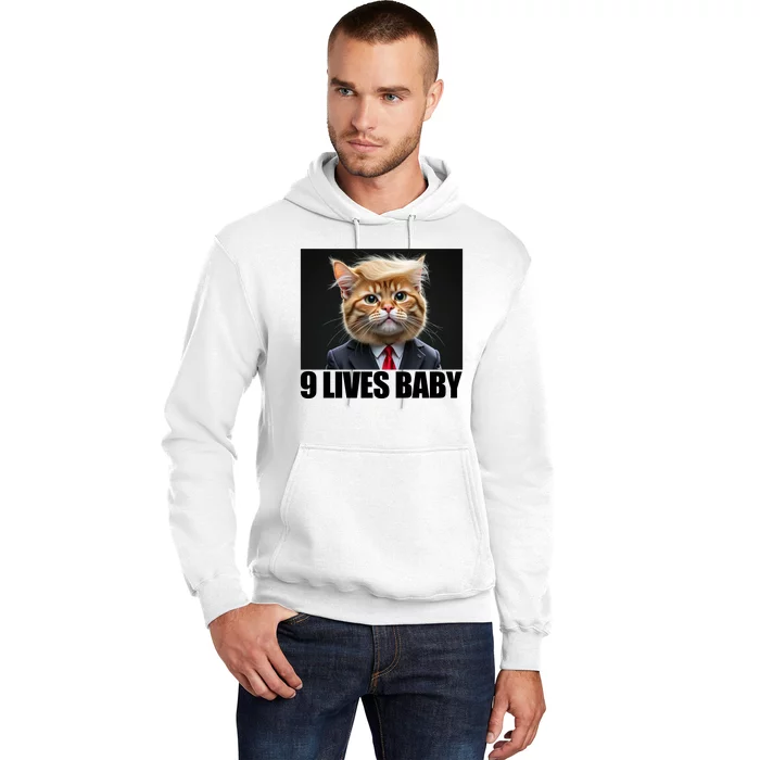 Cat Trump 9 Lives Baby Hoodie