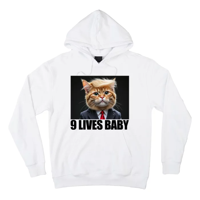 Cat Trump 9 Lives Baby Hoodie