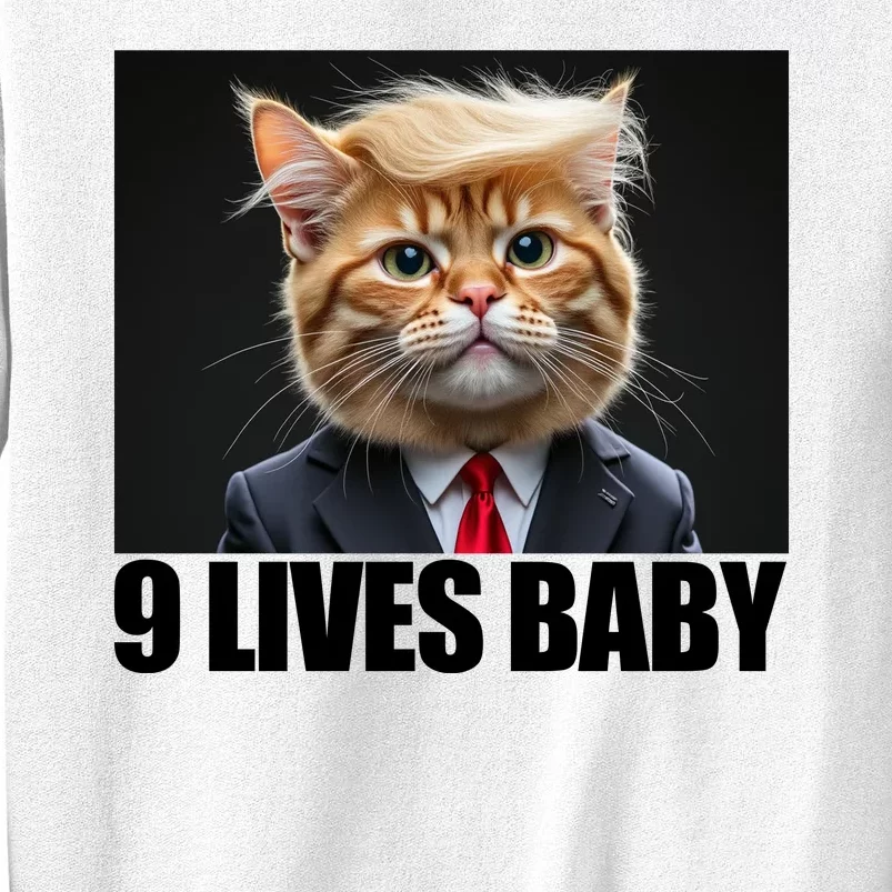 Cat Trump 9 Lives Baby Sweatshirt