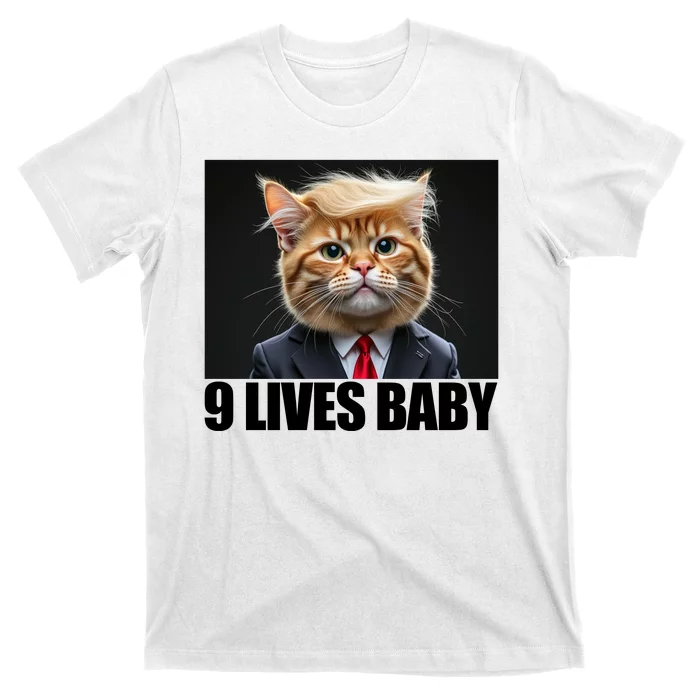 Cat Trump 9 Lives Baby T-Shirt