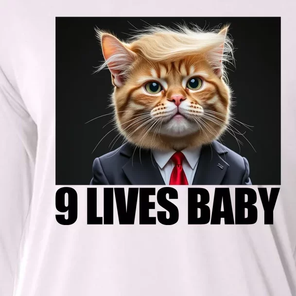 Cat Trump 9 Lives Baby Cooling Performance Long Sleeve Crew