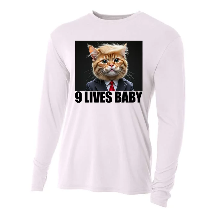 Cat Trump 9 Lives Baby Cooling Performance Long Sleeve Crew