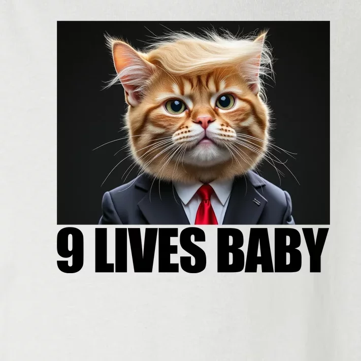 Cat Trump 9 Lives Baby Toddler Long Sleeve Shirt