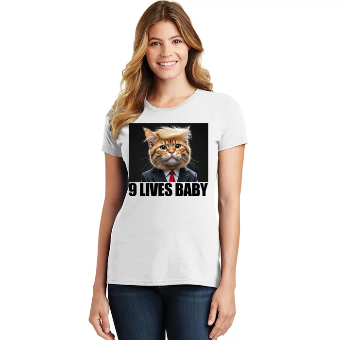 Cat Trump 9 Lives Baby Women's T-Shirt