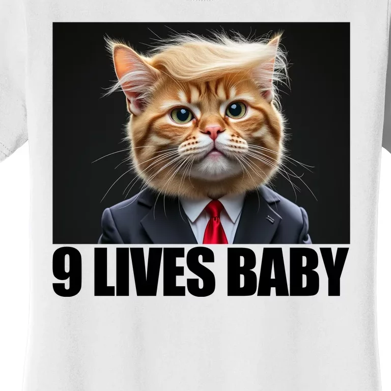 Cat Trump 9 Lives Baby Women's T-Shirt