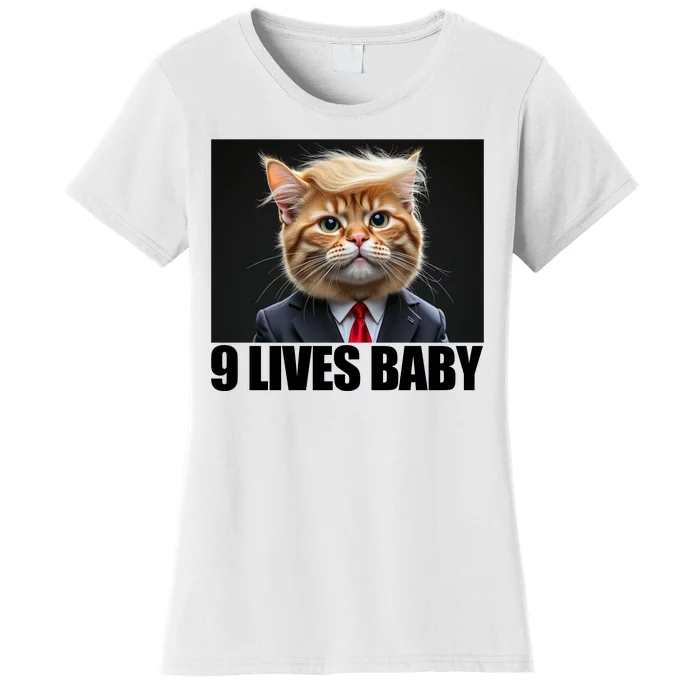 Cat Trump 9 Lives Baby Women's T-Shirt