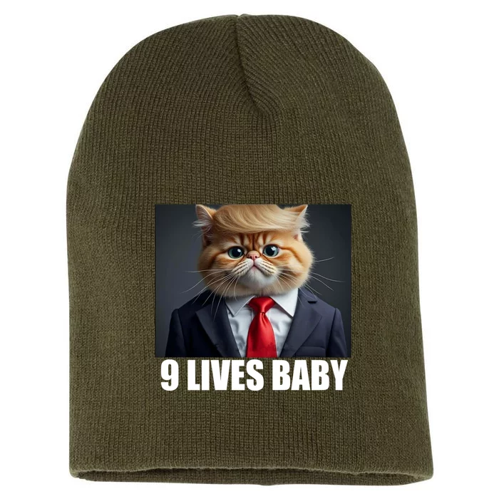 Cat Trump 9 Lives Baby Short Acrylic Beanie