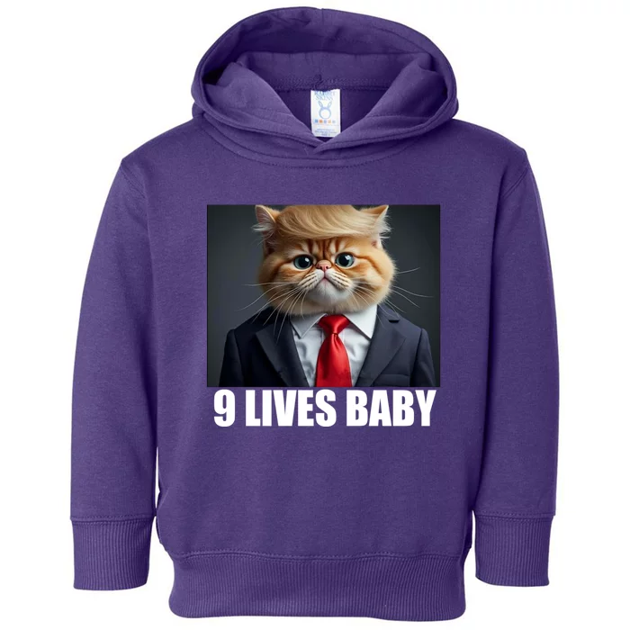 Cat Trump 9 Lives Baby Toddler Hoodie