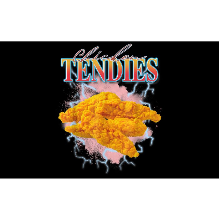 Chicken Tendies 90s Bootleg Style Foodie Funny Meme Bumper Sticker