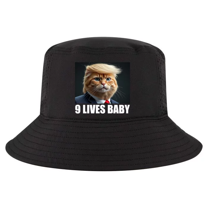 Cat Trump 9 Lives Baby Cool Comfort Performance Bucket Hat