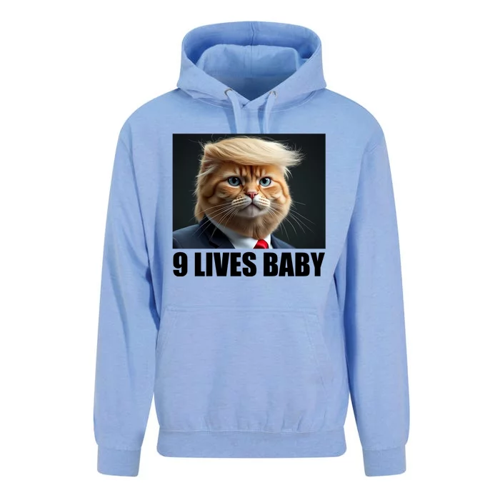 Cat Trump 9 Lives Baby Unisex Surf Hoodie