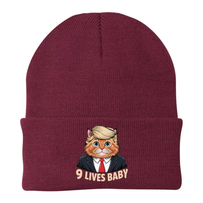 Cat Trump 9 Lives Baby Knit Cap Winter Beanie