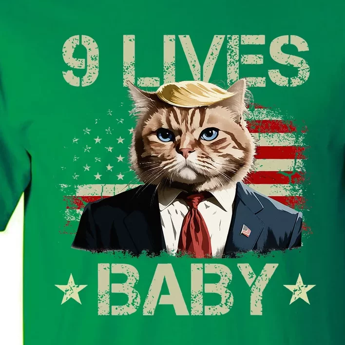 Cat Trump 9 Lives Baby Trump Cat 9 Lives Baby Tall T-Shirt