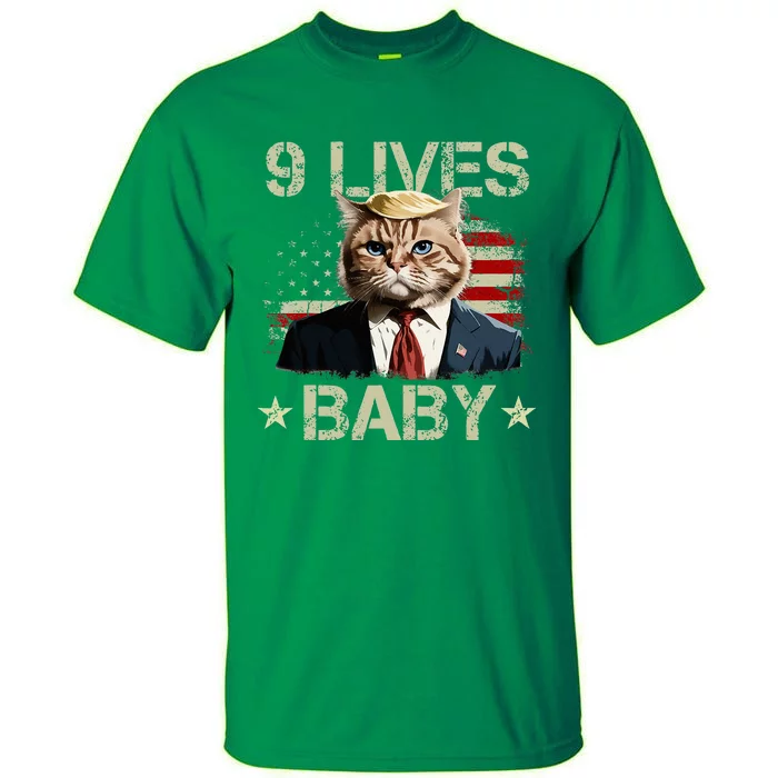 Cat Trump 9 Lives Baby Trump Cat 9 Lives Baby Tall T-Shirt