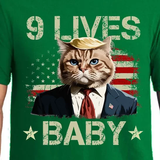 Cat Trump 9 Lives Baby Trump Cat 9 Lives Baby Pajama Set