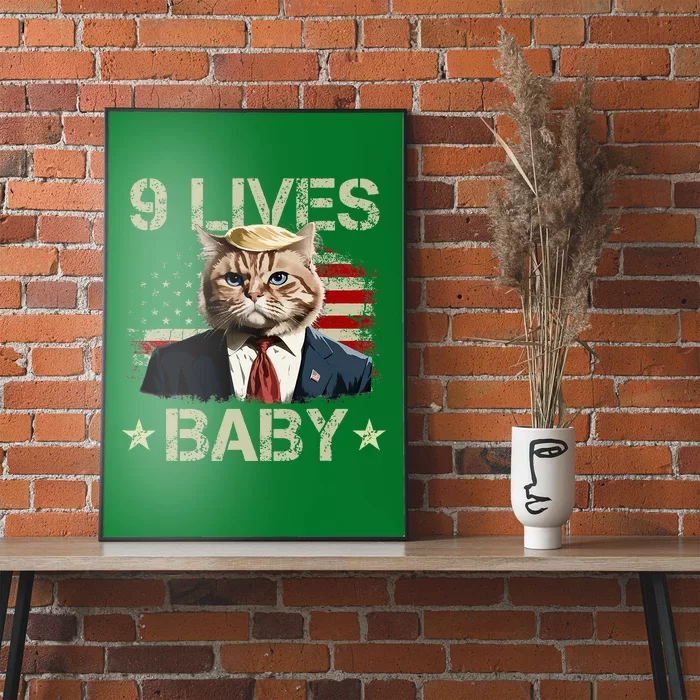 Cat Trump 9 Lives Baby Trump Cat 9 Lives Baby Poster