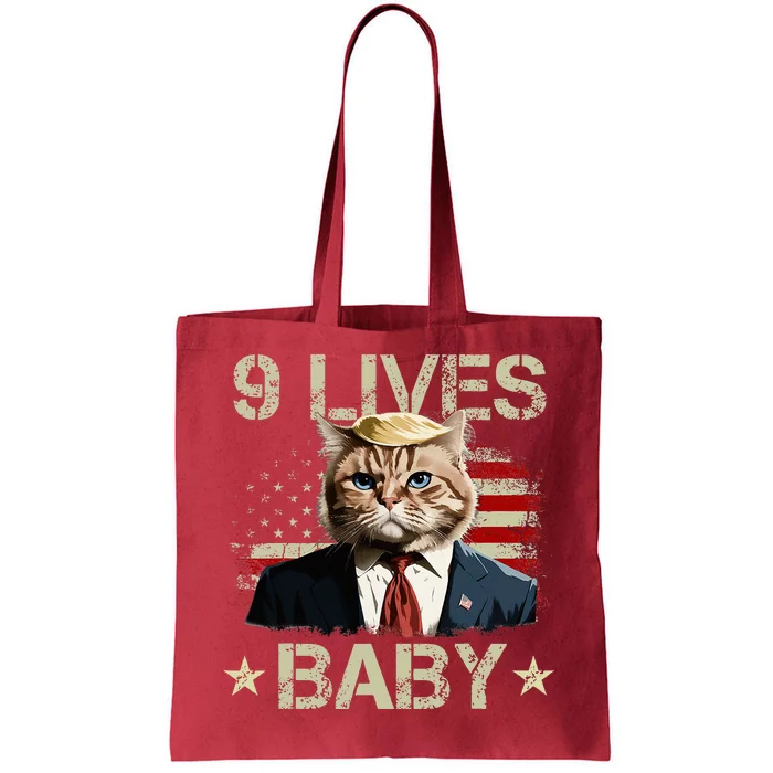 Cat Trump 9 Lives Baby Trump Cat 9 Lives Baby Tote Bag