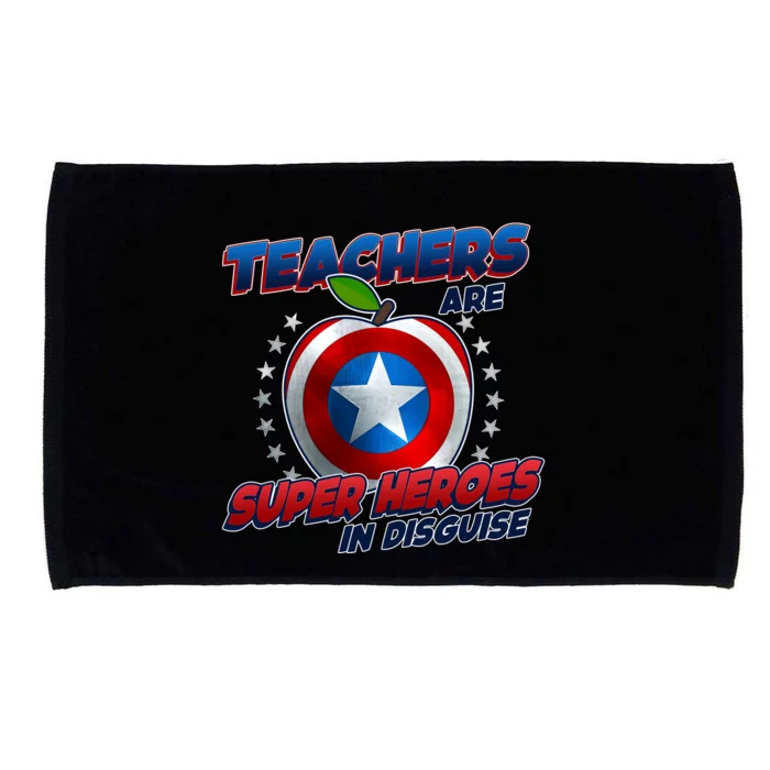 Cool Teachers Are Super Heroes In Disguise Microfiber Hand Towel