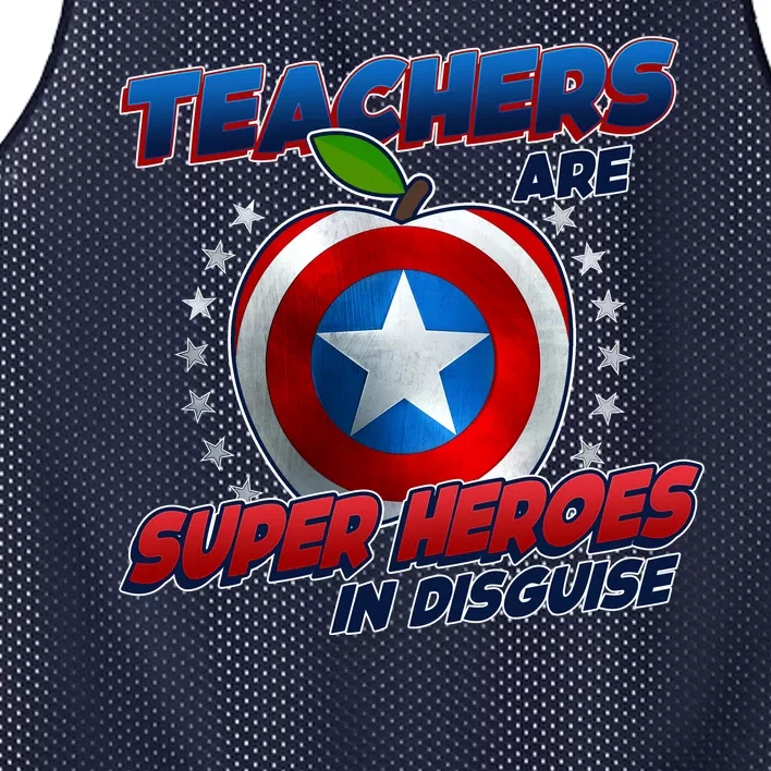 Cool Teachers Are Super Heroes In Disguise Mesh Reversible Basketball Jersey Tank