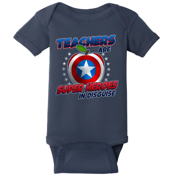 Cool Teachers Are Super Heroes In Disguise Baby Bodysuit