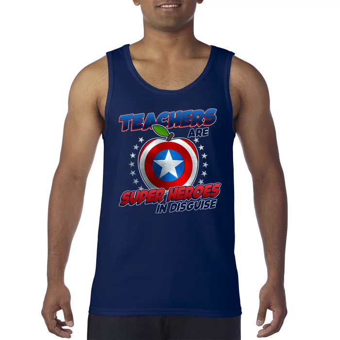 Cool Teachers Are Super Heroes In Disguise Tank Top